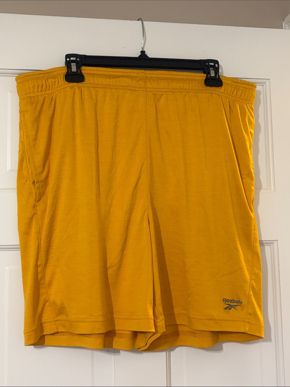 Reebok Men’s Golden Yellow Athletic Shorts
